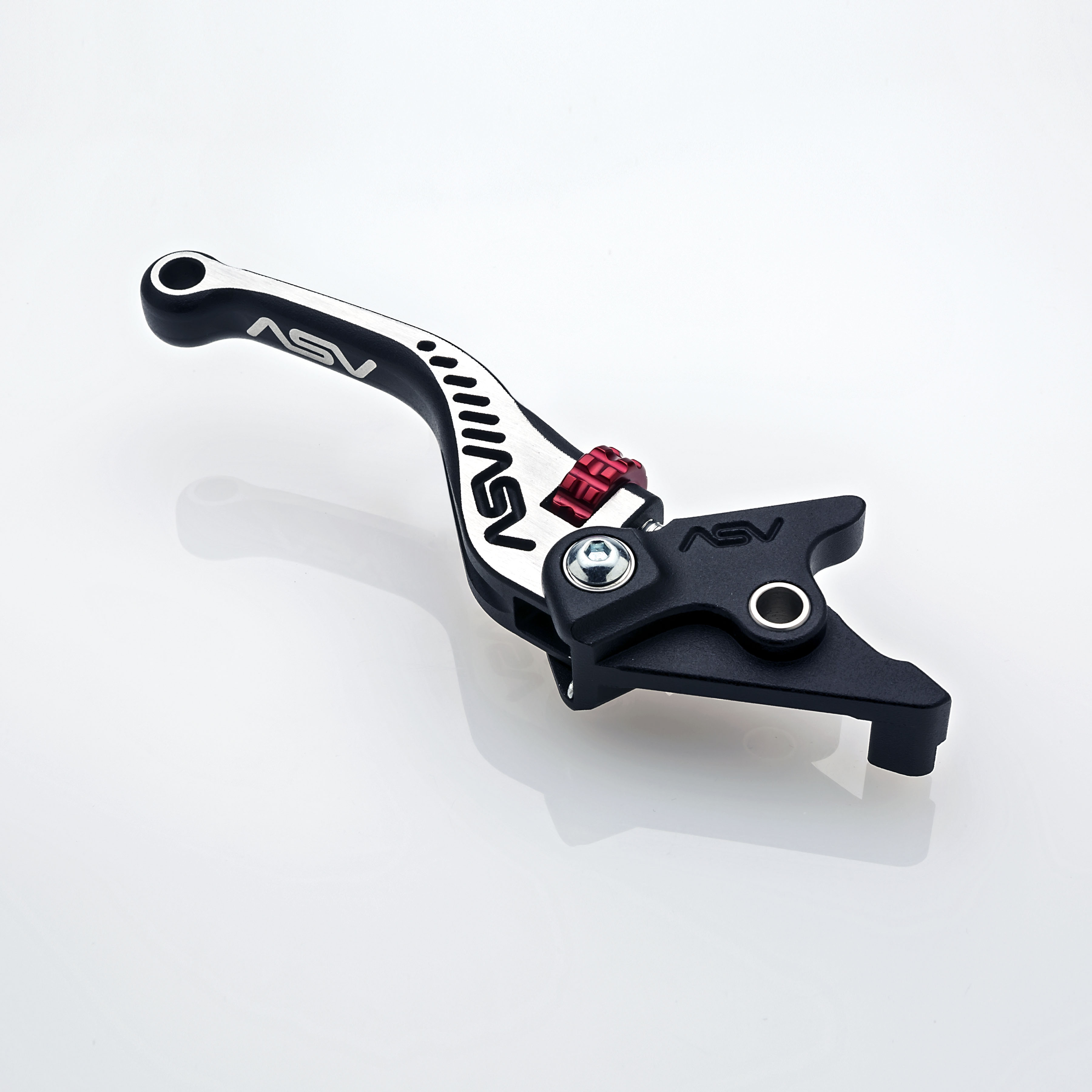 ASV Black Bicolore Shorty Brake+Clutch Levers For Kawasaki