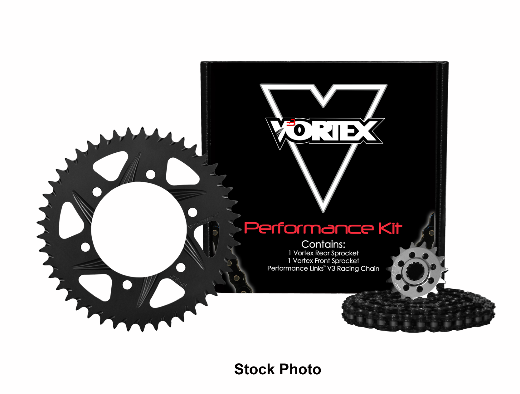 Kawasaki ZX-10R 08-10 Vortex 520 Chain and Sprocket Kit 16-41