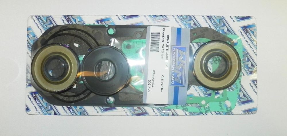 WSM Complete Gasket Kit For Kawasaki 750 ZXI 95-97 007-629 | eBay
