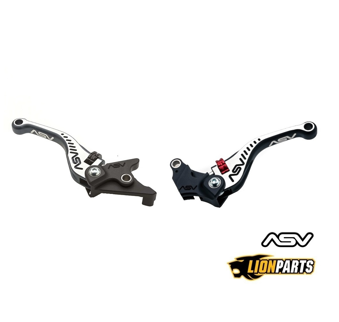 ASV Gold Bicolore Shorty Brake+Clutch Levers For Kawasaki Ninja
