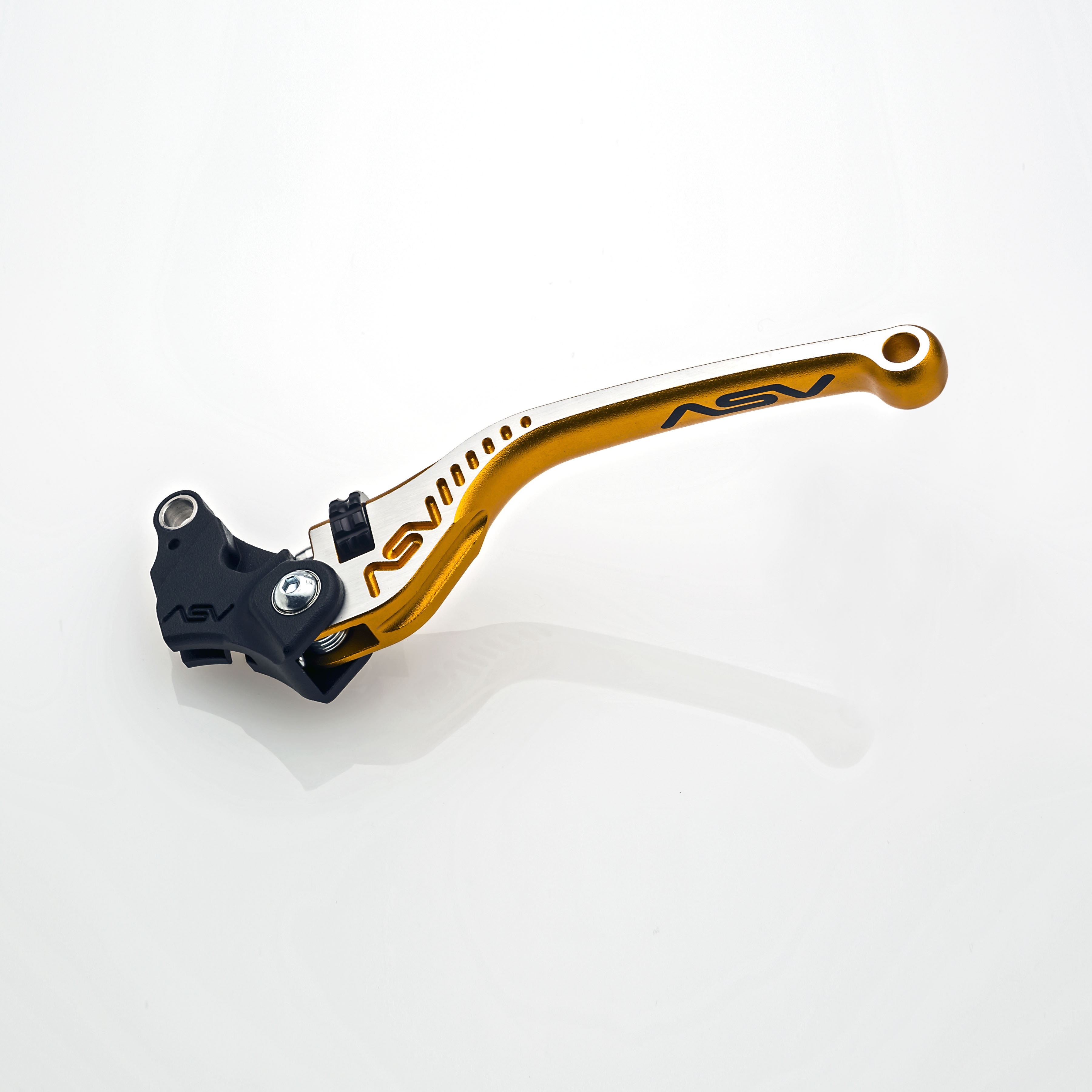 ASV Gold Bicolore Brake and Clutch Lever Set For Kawasaki Z125 Pro